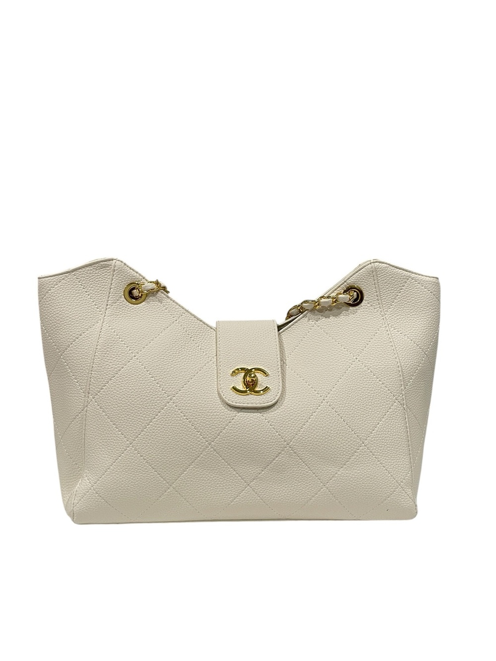 🤍Women’s White Quilted Tote Bag 🤍✨ - Picture 4 of 11